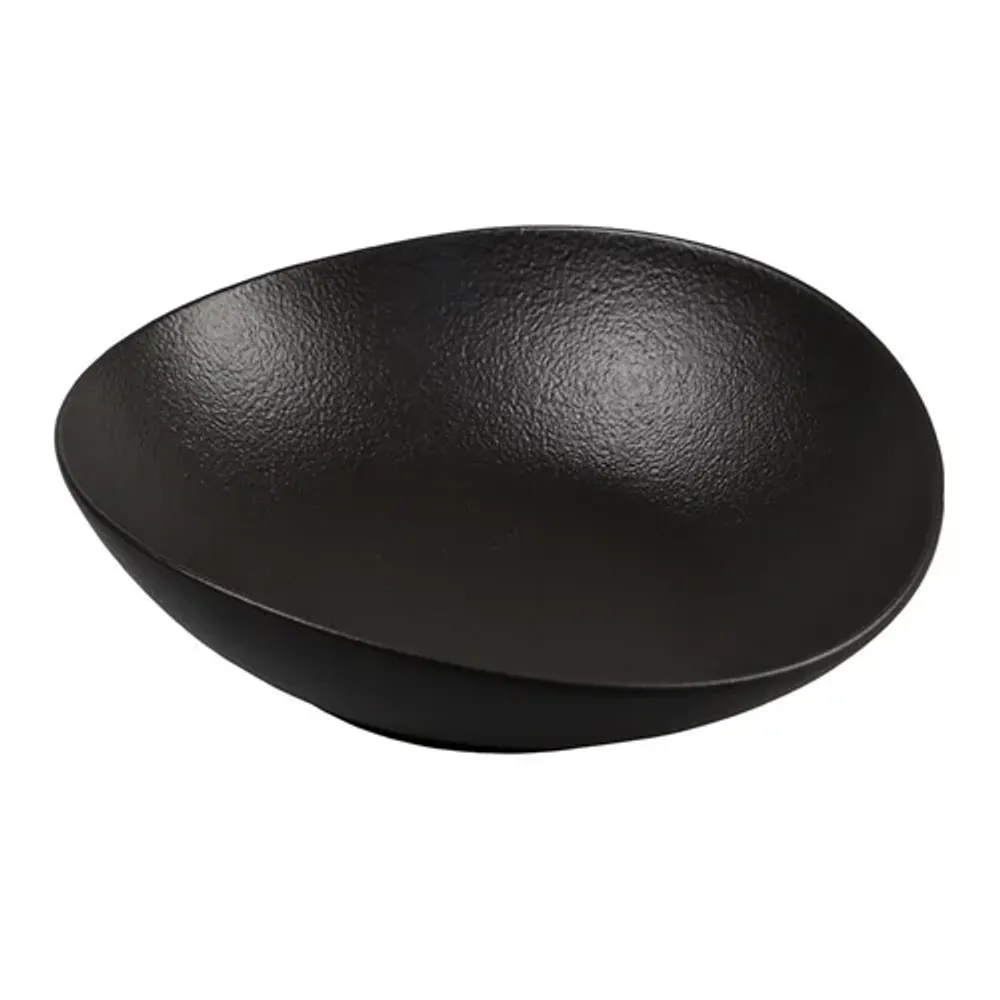 Салатник 1500 мл 27*25 см h7,5 см Wave Up Smooth Black Raw Stellar P.L. Proff Cuisine [1]