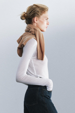 ФУТБОЛКА SUPIMA® С ВОРОТНИКОМ-СТОЙКОЙ — ZARA