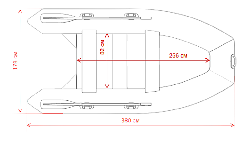 Лодка ПВХ Gladiator AirPro E380Pro НДНД -