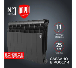 Радиатор ROYAL THERMO BiLiner 350 /Noir Sable VR - 8 секций НС-1196735