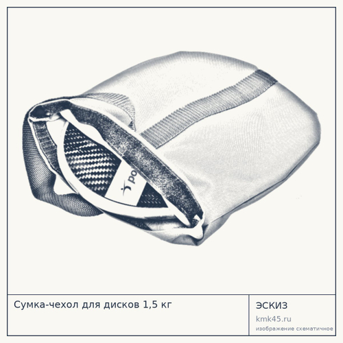 Сумка-чехол для дисков 1,5 кг — от 2 200 ₽
