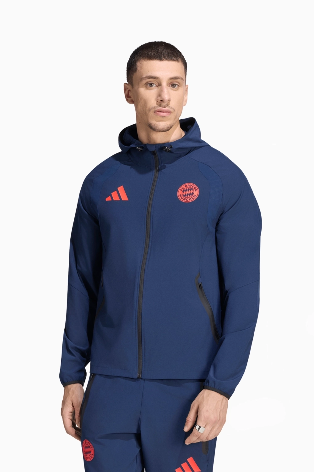 Ветровка adidas FC Bayern 26/27 Tiro Travel - темно-синий