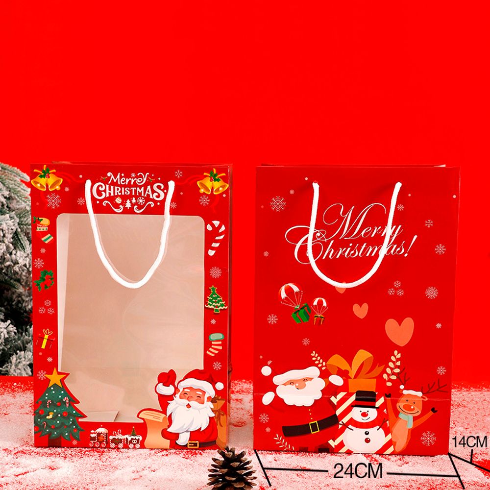 Пакет подарочный "New Year" M