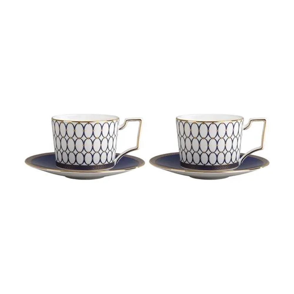Wedgwood Набор из 2 чайных чашек Renaissance Gold 250 мл с блюдцами EAN 701587433334