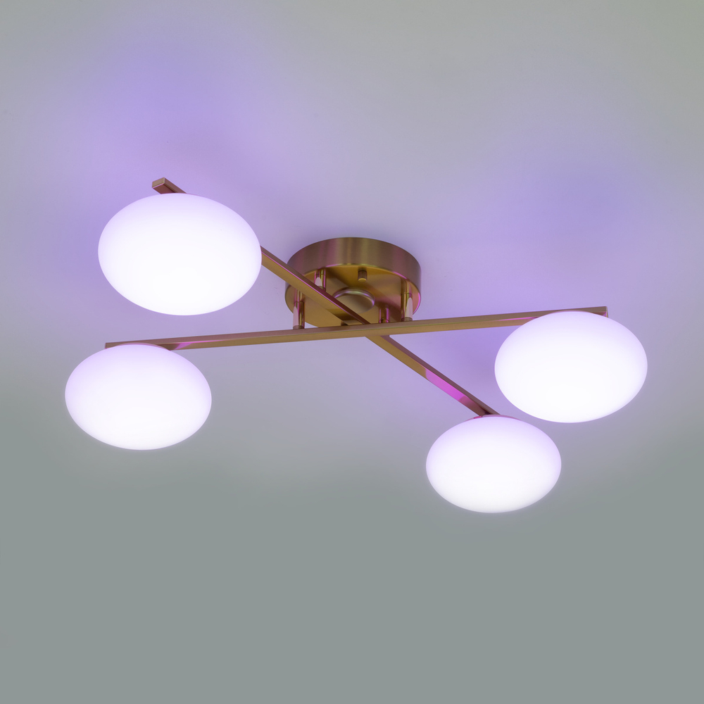 Потолочная светодиодная люстра Citilux ATMAN SMART CL226A143 LED RGB