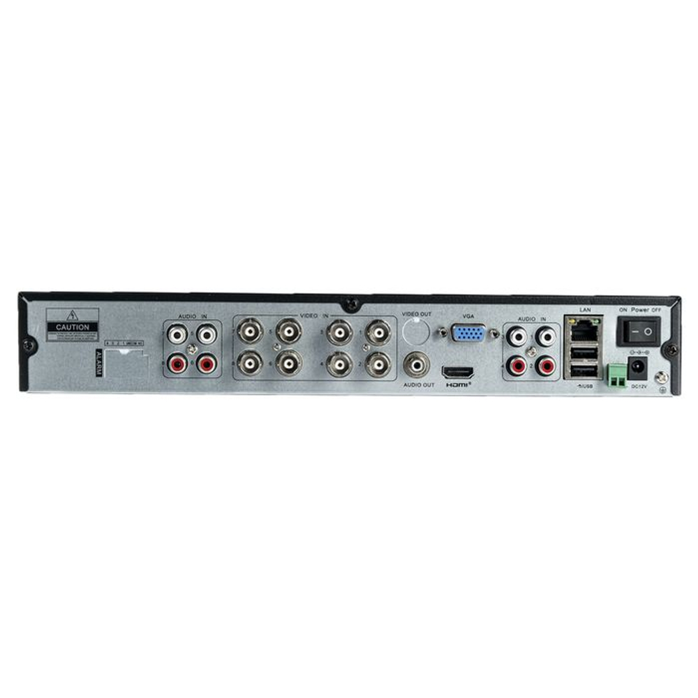 Видеорегистратор Sarmatt DSR-814-h 8 каналов гибридный, поддержка камер, черный