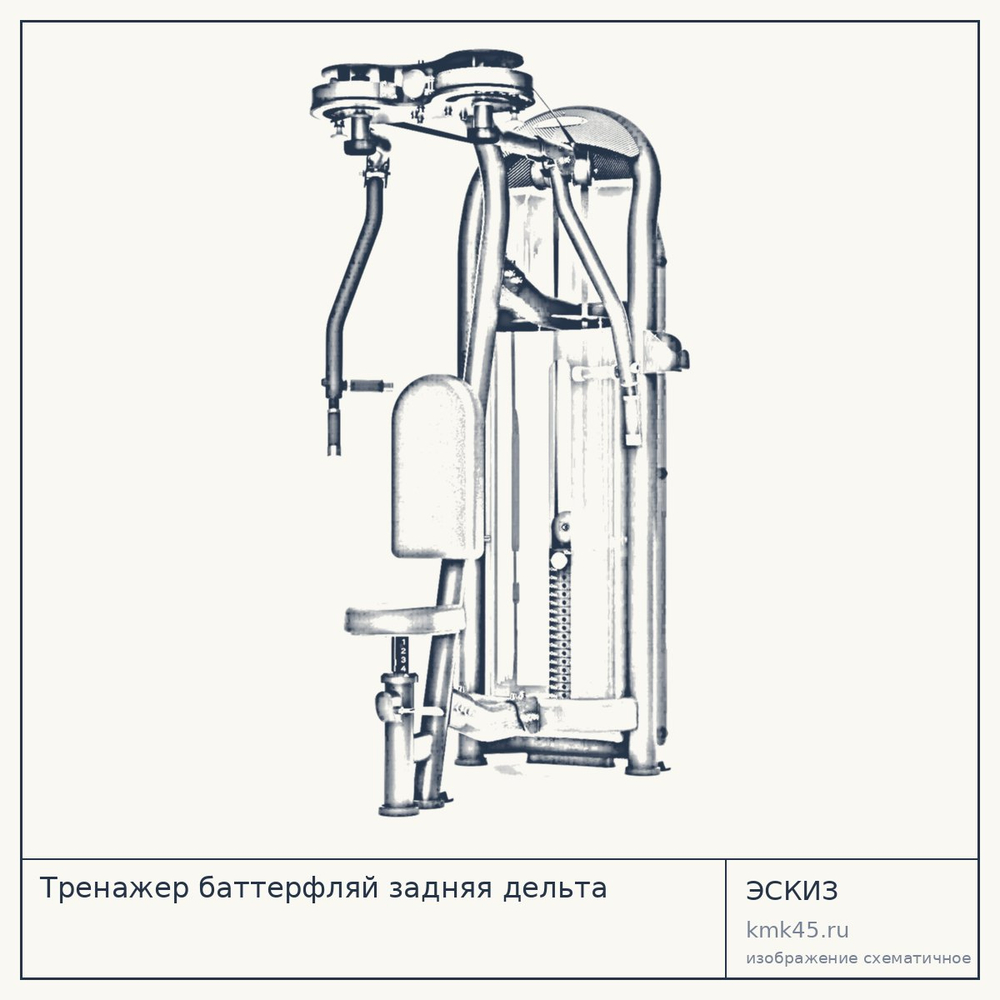 Тренажер баттерфляй задняя дельта — от 489 000 ₽