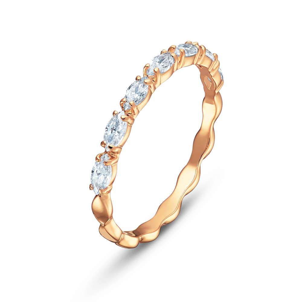 VITTORE:RING MARQUISE CZWH/ROS 58 5366576