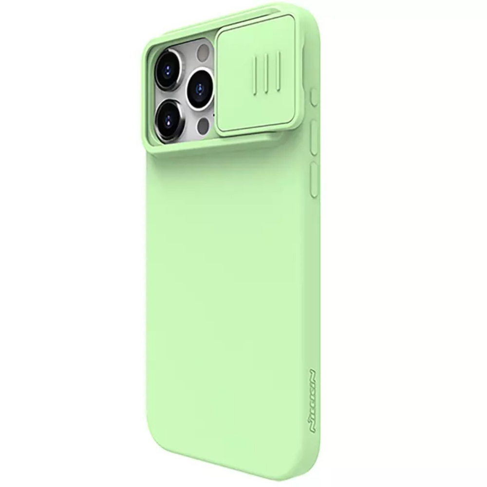 Накладка Nillkin CamShield Silky Silicone Case для iPhone 15 Pro