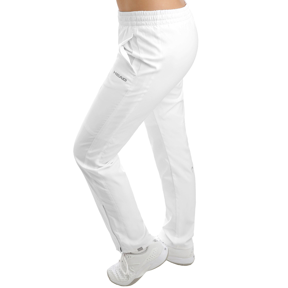 Женские теннисные брюки HEAD Club Training Pants Women - White
