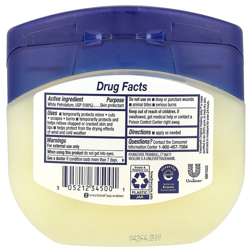 Vaseline, Healing Jelly ™, оригинальный продукт, 368 г (13 унций)