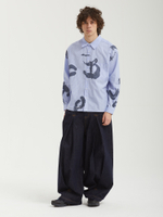 Джинсы (Balloon Fit) Long Tuck Wing Balloon Denim Pants