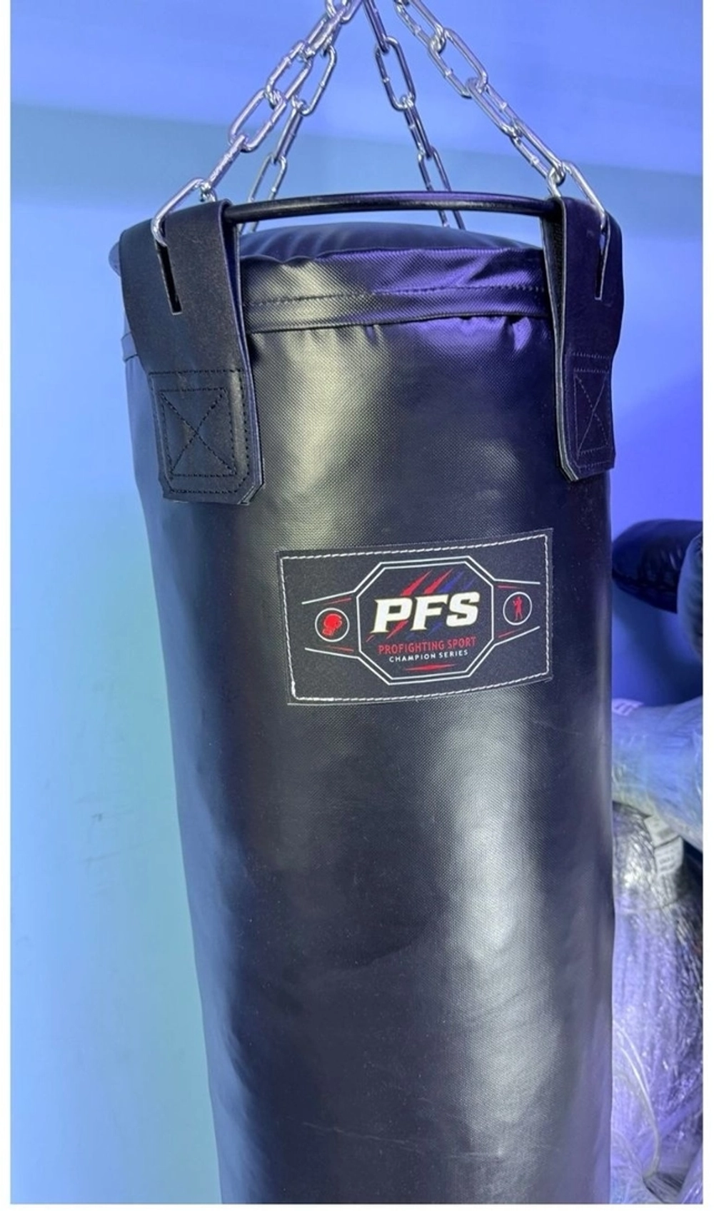 Боксерский мешок ПВХ 120×35 см, 45 кг (ветошь) — ProFightingSport