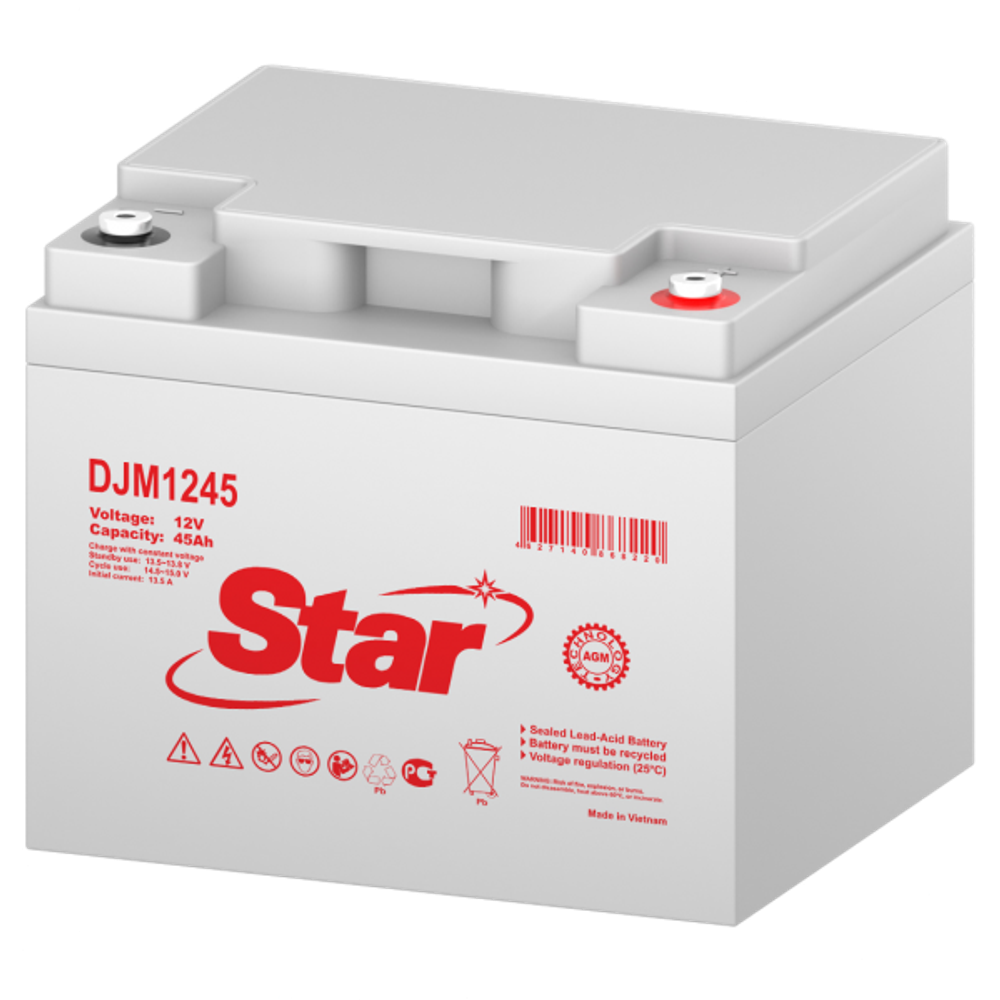 Аккумулятор STAR DJM1260 ( 60Ач / 12В ) AGM