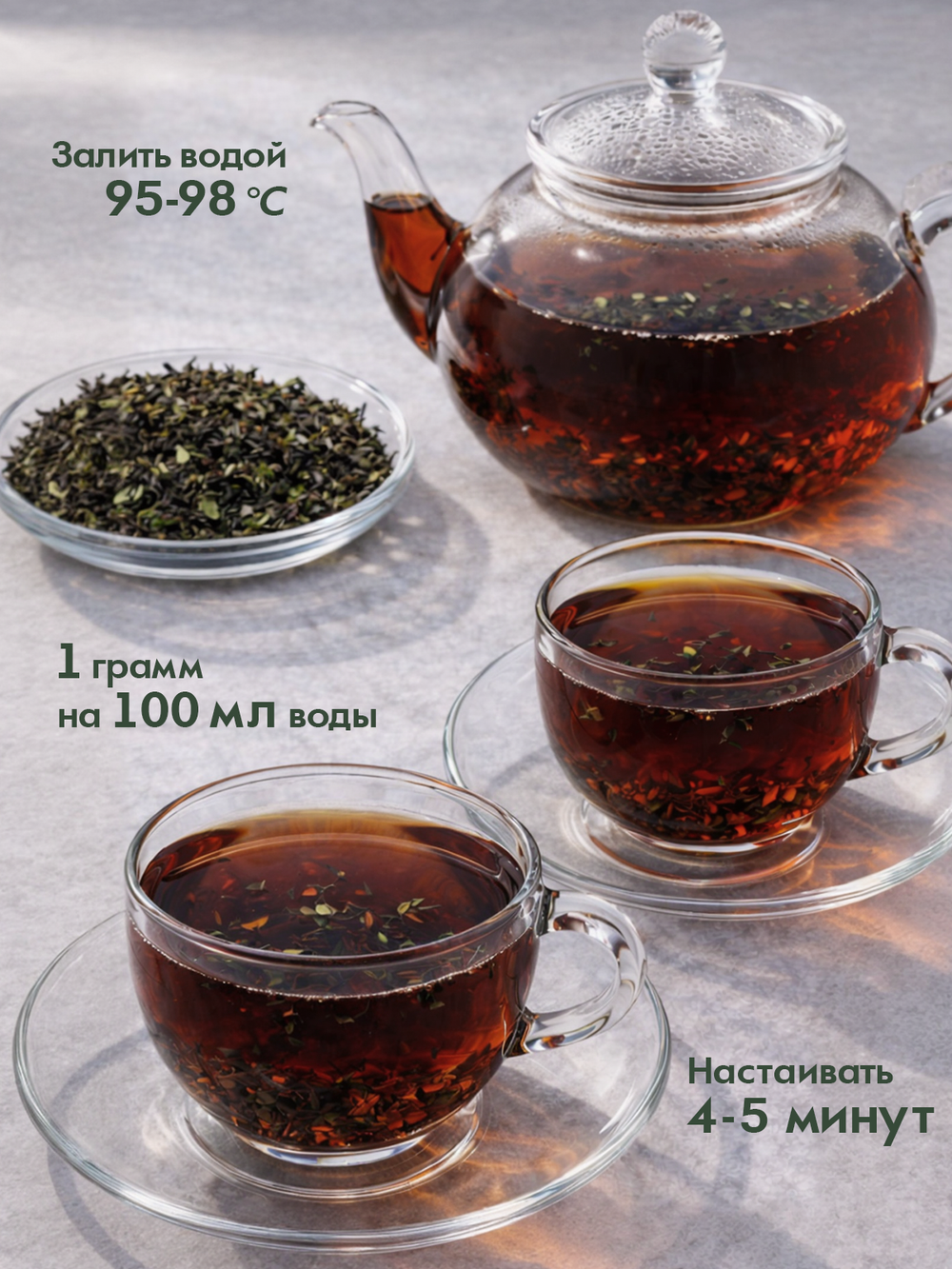 Чай Tasteabrew PRO Чёрный с чабрецом Высшей Категории 250гр