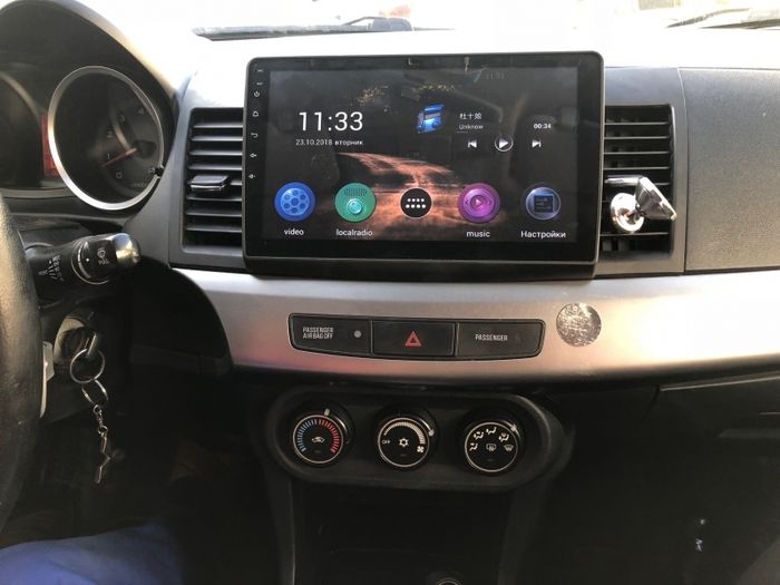 Магнитола для Mitsubishi Lancer X 2007-2016 (рамка 10) - Teyes CC2 PLUS монитор 10.1" QLED, Android 10, Быстрая, SIM-слот