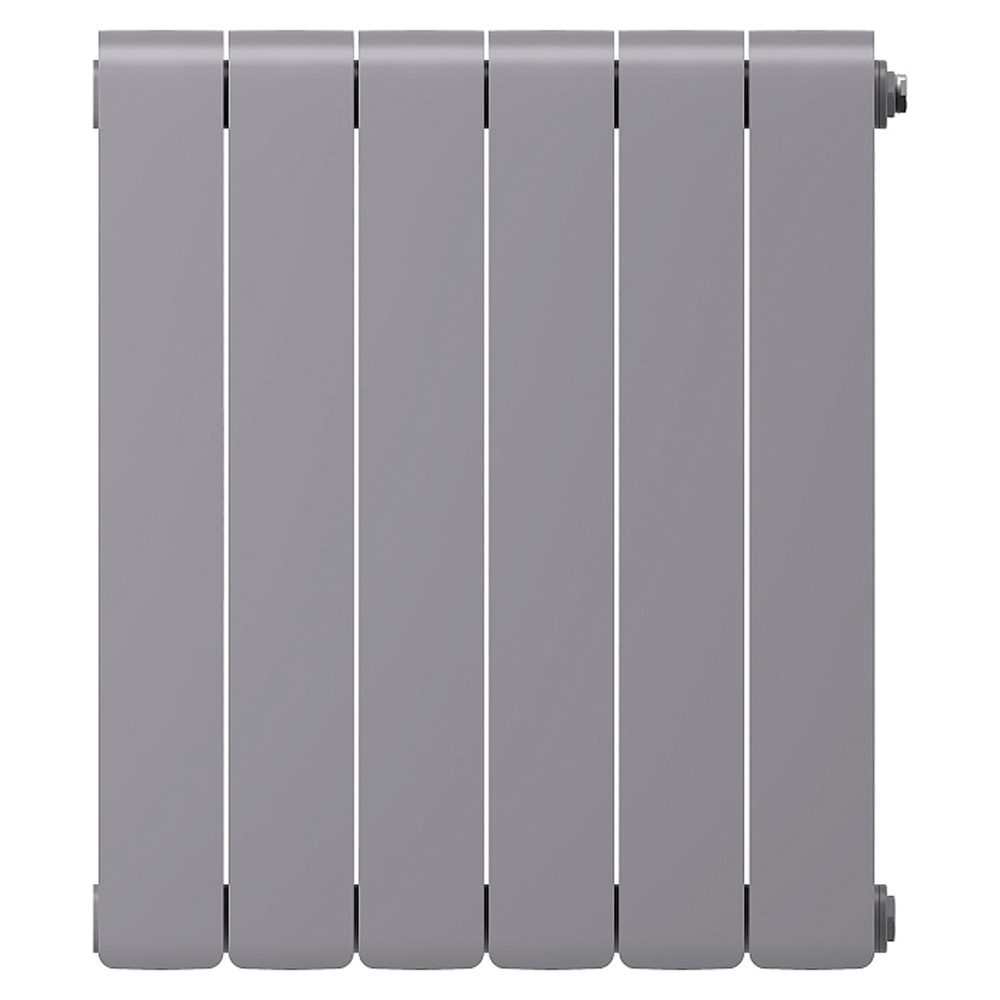 Радиатор биметаллический ROYAL THERMO Eclipse Серебристый 500*90  6 сек.