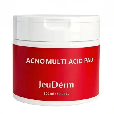 Acno Multi-Acid Pad Jeuderm | Мульти кислотные ватные диски для жирной и проблемной кожи