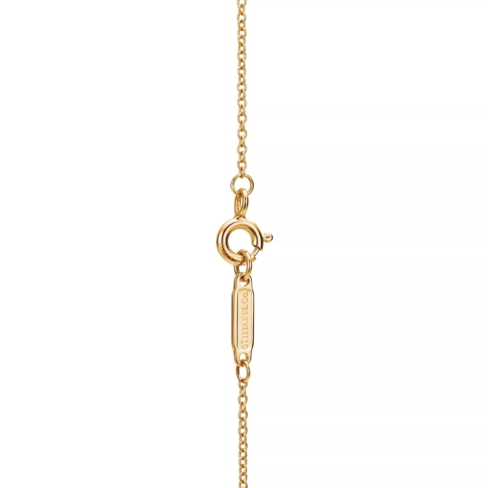 Подвеска из жёлтого золота 18к, Tiffany 💠 Infinity - Limited edition. В наличии