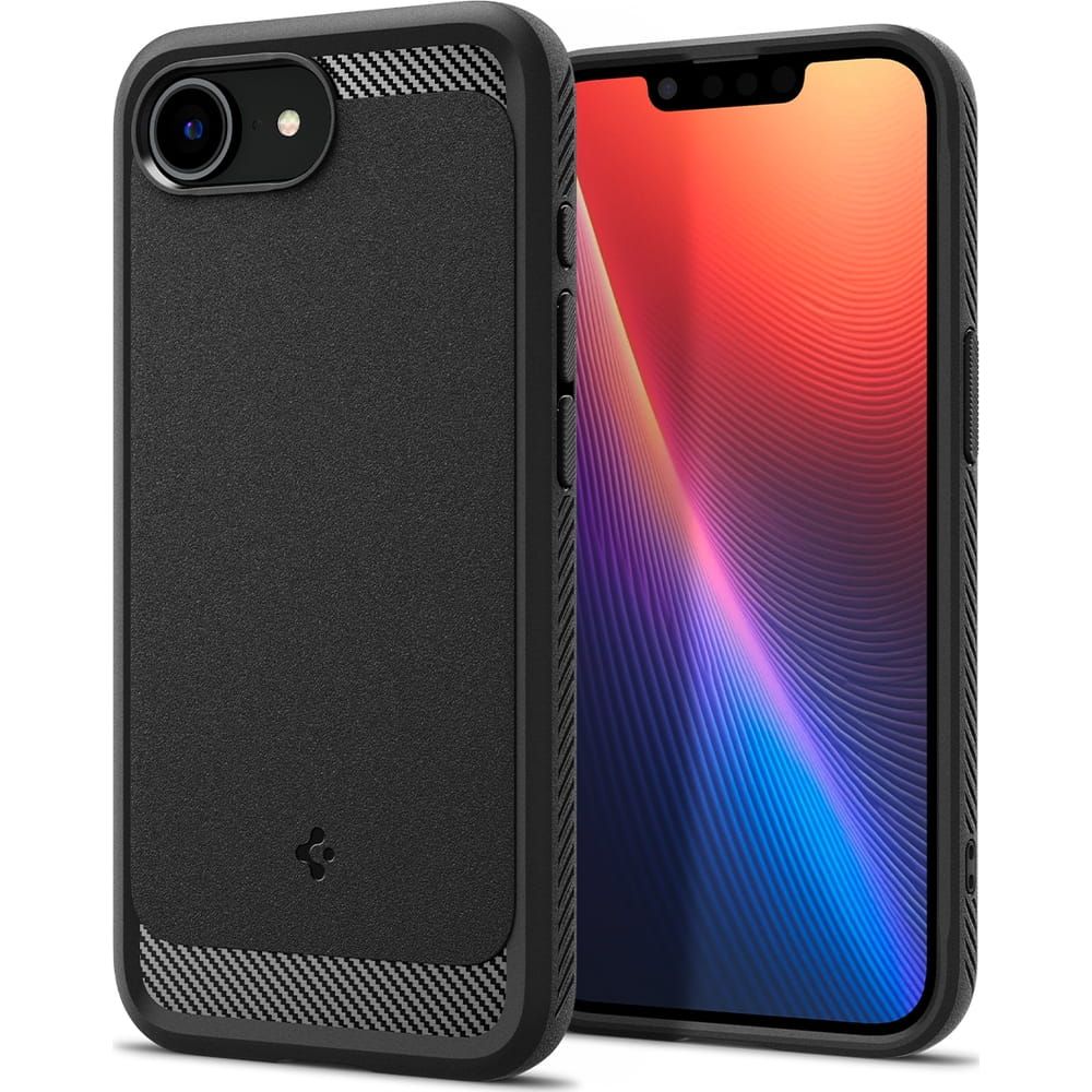 Чехол Spigen Rugged Armor Mag для iPhone 16e Matte Black