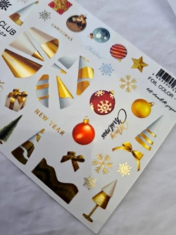 Lucky Rose Слайдеры наклейки для ногтей Foil 165