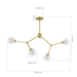 Светильник подвесной ARCUS G9 LED 4х5W