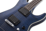 Schecter C-1 PLATINUM SEE-THRU MIDNIGHT BLUE