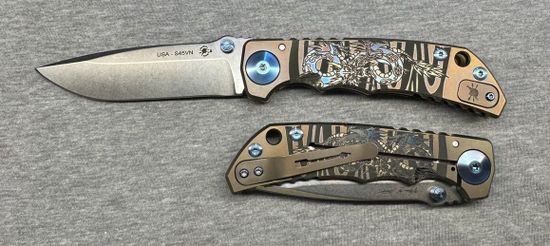 Нож Spartan Blades Harsey Dragon, сталь S45VN, рукоять - титан