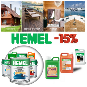 АКЦИЯ ВРЕМЯ ПОКУПАТЬ! -15% на масла и краски HEMEL