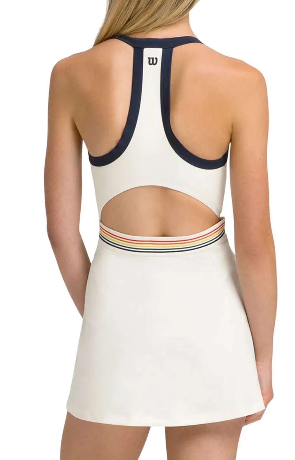 Теннисное платье Wilson Rally Halter Unlined - sandrift
