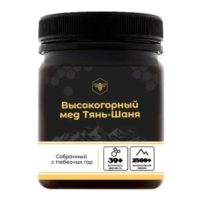 Высокогорный мёд Тянь-Шаня органический "Organic Around", 250 г