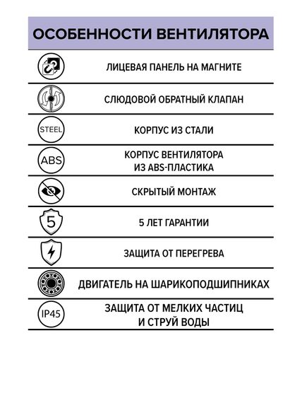 Вентилятор встраиваемый EXCELLENT Ceramo D125 под плитку осевой обр.кл. шарикоподшипник черный ERA
