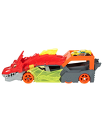 Игровой набор Хот вилс GTK42 Разъярённый дракон с хранилищем | Hot Wheels City Dragon Launch Transporter 1:64 | 3+