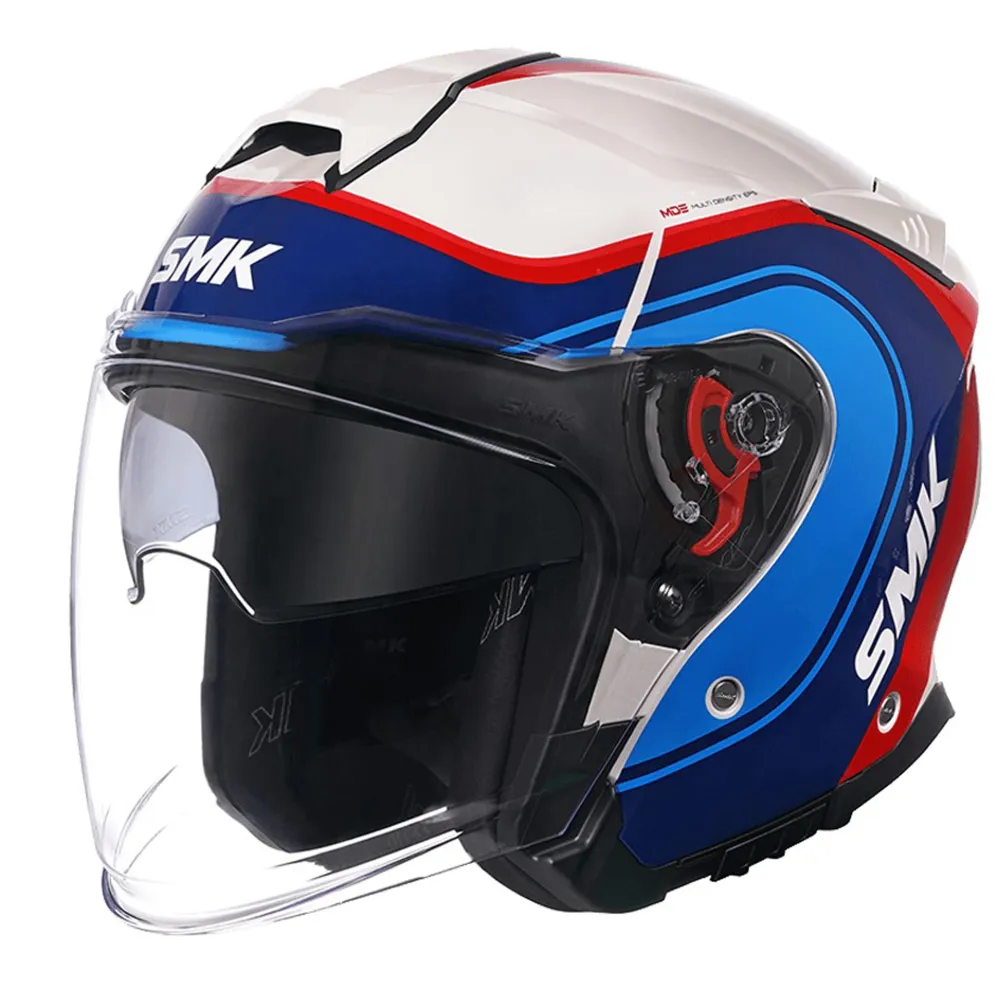 Шлем SMK GTJ LIBERO, цвет синий/красный/белый (L)