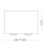 Светильник накладной GU10 2х50W