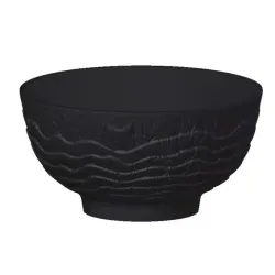 Соусник 150 мл d 9,8 см h5 см круглый емкость для закусок фарфор Black Raw Wood P.L. [4]