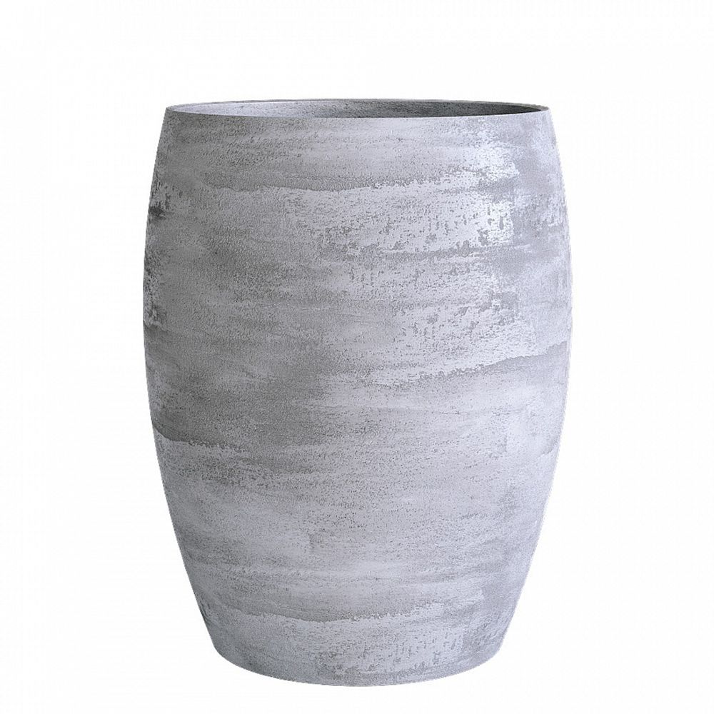 Кашпо OVAL CONCRETE GREY LIGHT D60 H88