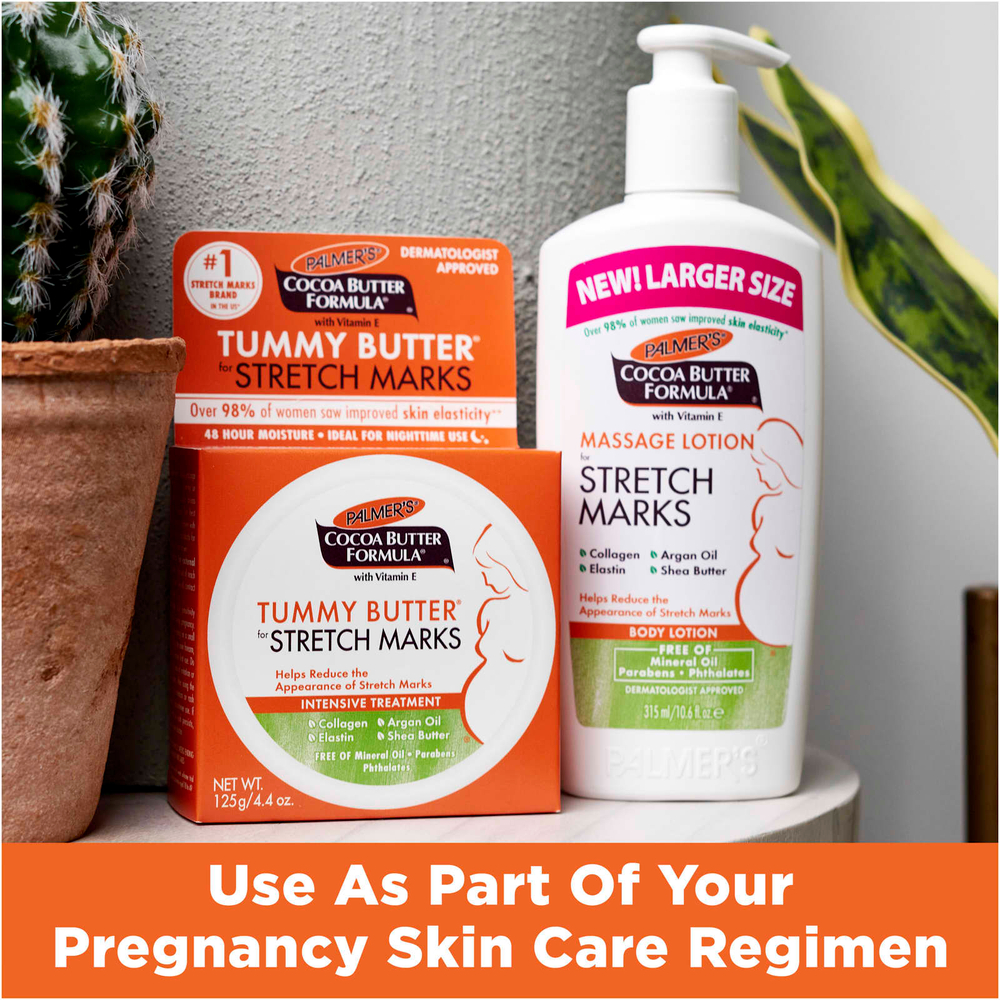 Palmer's, Cocoa Butter Formula®, Tummy Butter, масло от растяжек с витамином E, 125 г (4,4 унции)