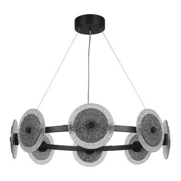 Подвесная люстра LED 44W 4000K SL6142.443.01 чёрный/дымчатый Alumno ST-Luce
