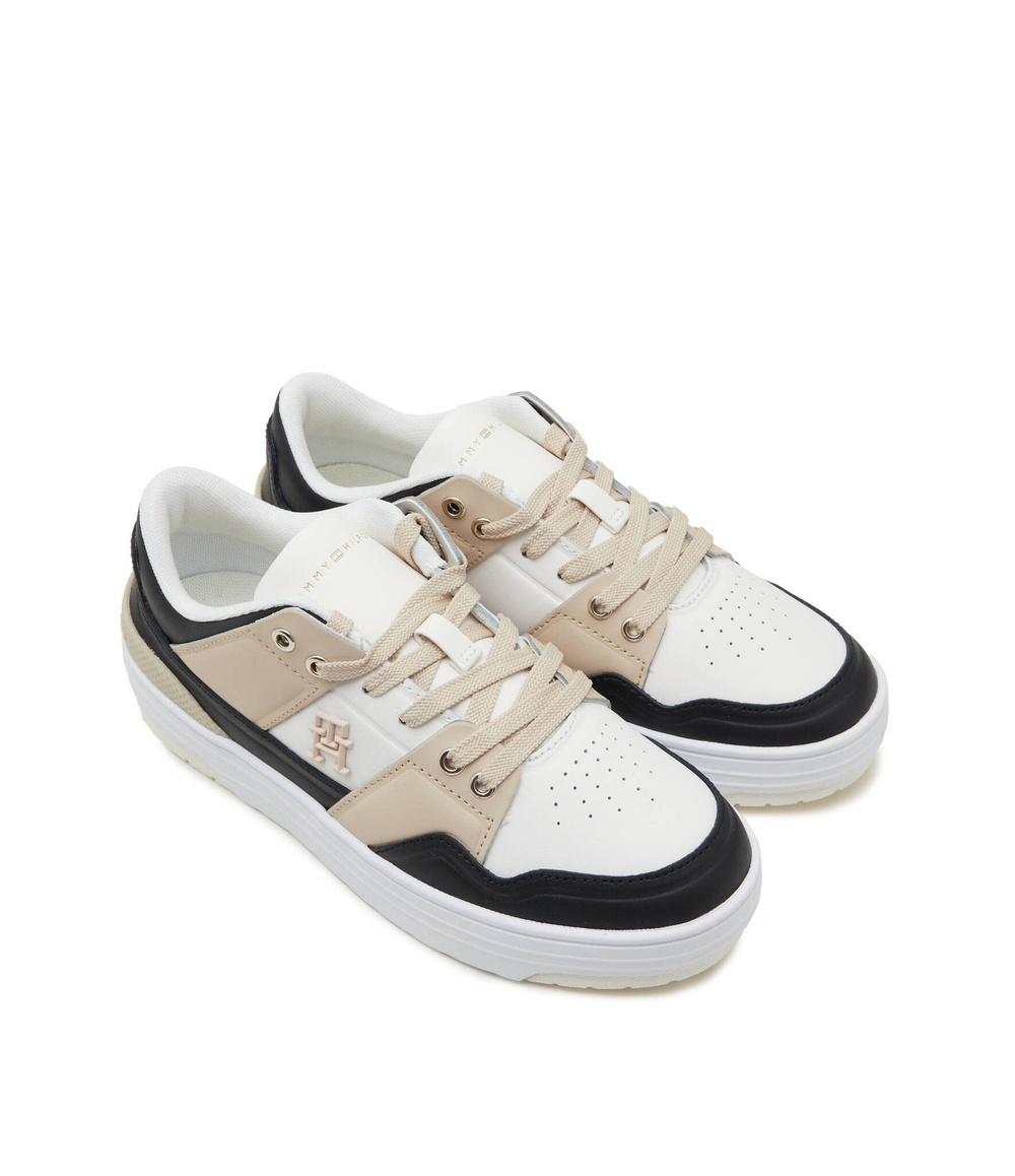 Кожаные кроссовки basket Tommy Hilfiger - белый(FW0FW07756)