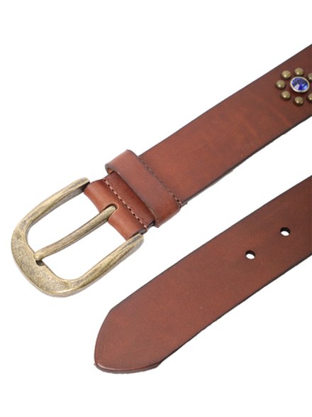 Ремень Кожаный Pleasures Studded Belt