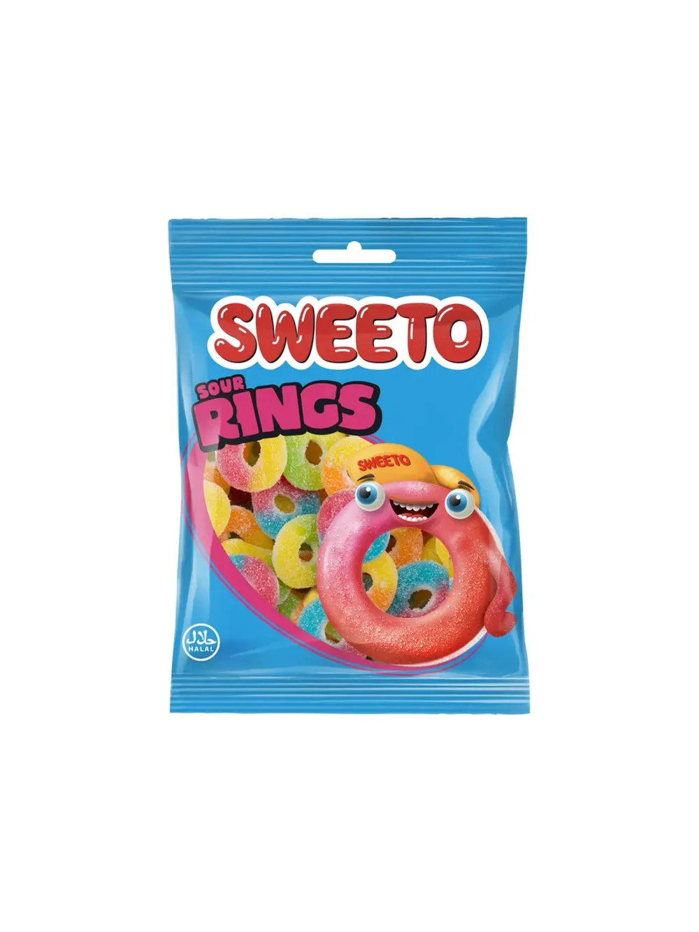 Мармелад жев SWEETO  Кислые колечки 70гр