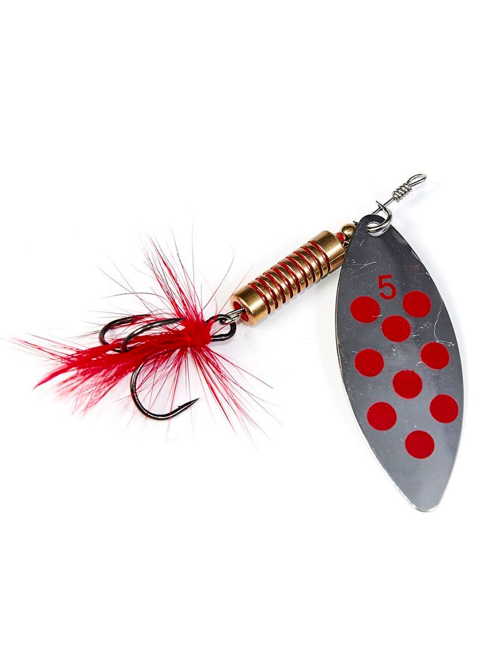 Блесна вращающаяся Lucky John SPIN X LONG 05 12,0г CR (5шт. в упк.)