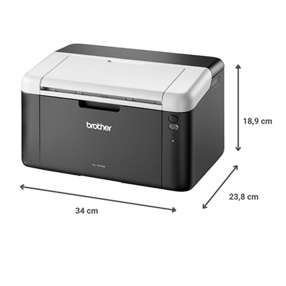 Принтер Brother HL-1212W A4, 20 стр/мин, WiFi, USB