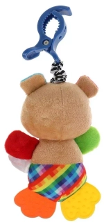 341387/Текстильная игрушка подвеска мишка с вибрацией на блистере Умка/RTH-BEAR/1