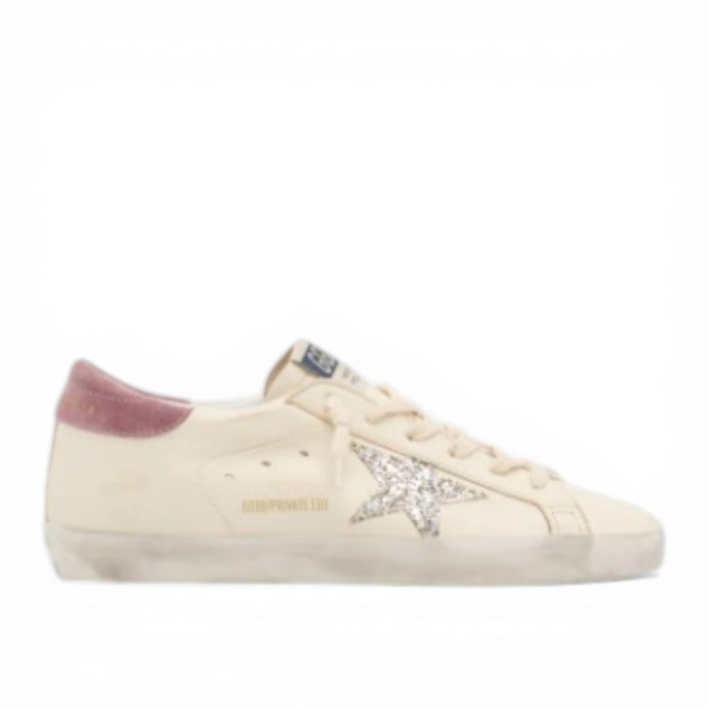 Женские кеды Superstar Glitter Leather Low-Top Sneakers