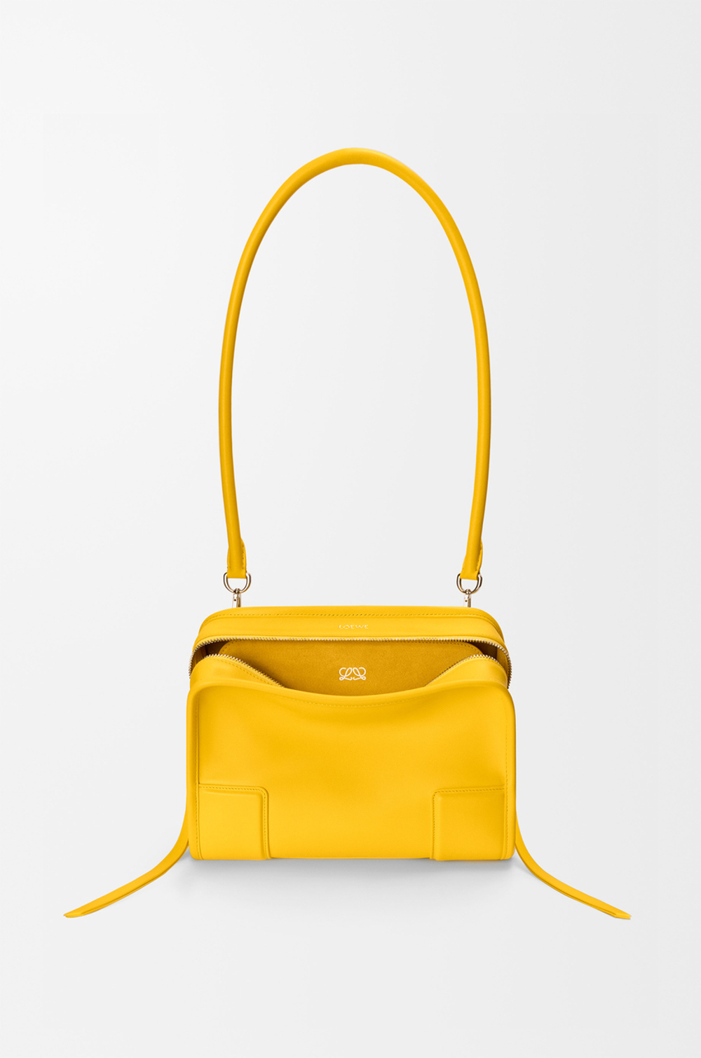 Loewe Маленькая сумка Amazona 180 из мягкой телячьей кожи, желтый
