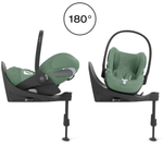 Коляска Cybex Priam IV Matt Black complete Cloud T Leaf Green Plus Base T 3 в 1 Sepia Black