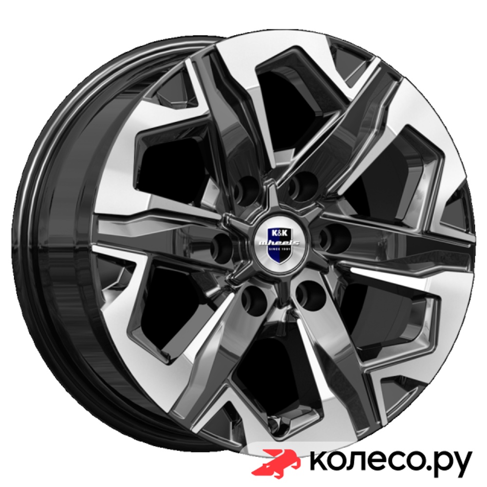 Тейт 7.5x17/6*139.7 D67.1 ET38 Алмаз-черный