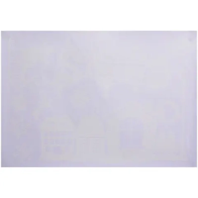 Наклейка на стекло «Зимняя упряжка» 50*35 см (диаметр рулона 4 см)